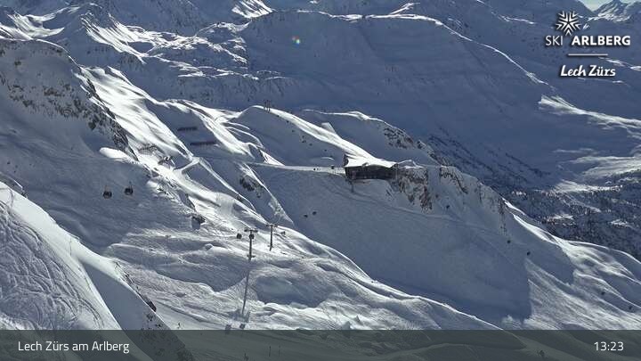 Archiv Foto Webcam Lech Zürs: Trittkopf Bergstation