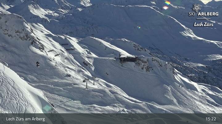 Archiv Foto Webcam Lech Zürs: Trittkopf Bergstation