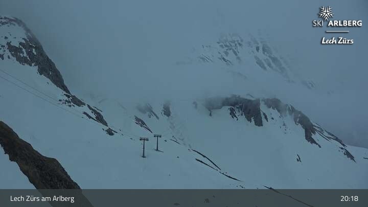 Archiv Foto Webcam Lech Zürs: Trittkopf Bergstation