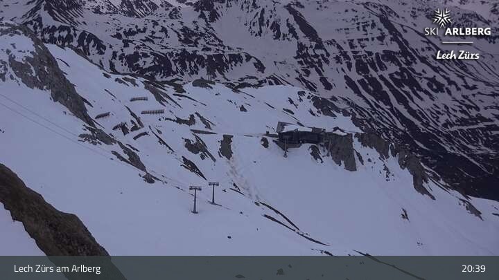 Archiv Foto Webcam Lech Zürs: Trittkopf Bergstation