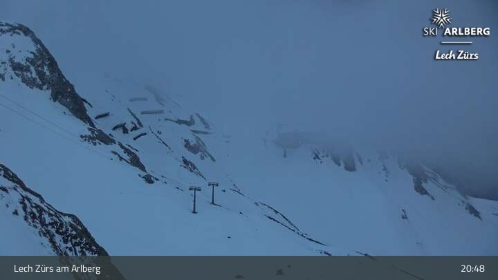 Archiv Foto Webcam Lech Zürs: Trittkopf Bergstation