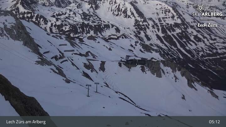 Archiv Foto Webcam Lech Zürs: Trittkopf Bergstation