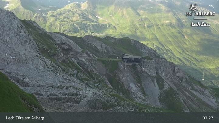 Archiv Foto Webcam Lech Zürs: Trittkopf Bergstation