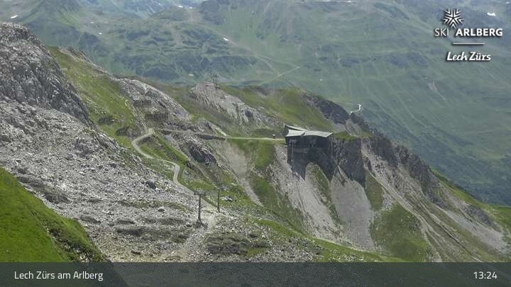 Archiv Foto Webcam Lech Zürs: Trittkopf Bergstation