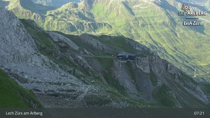 Archiv Foto Webcam Lech Zürs: Trittkopf Bergstation