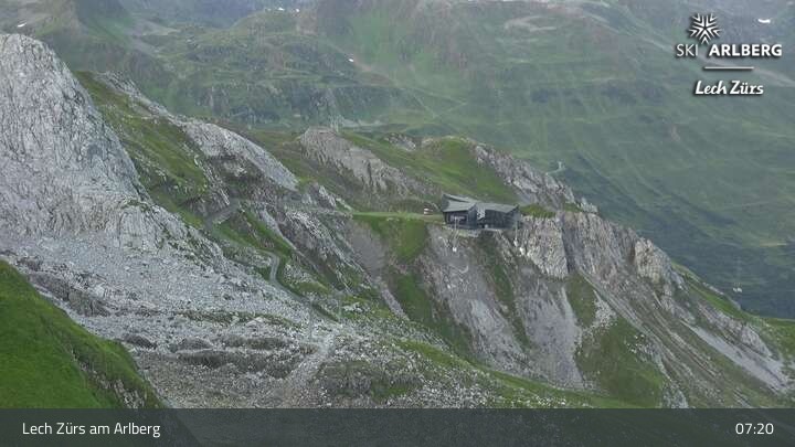 Archiv Foto Webcam Lech Zürs: Trittkopf Bergstation