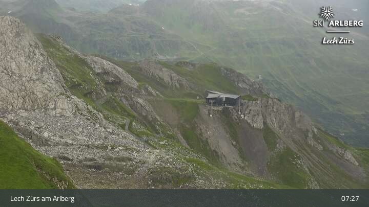 Archiv Foto Webcam Lech Zürs: Trittkopf Bergstation