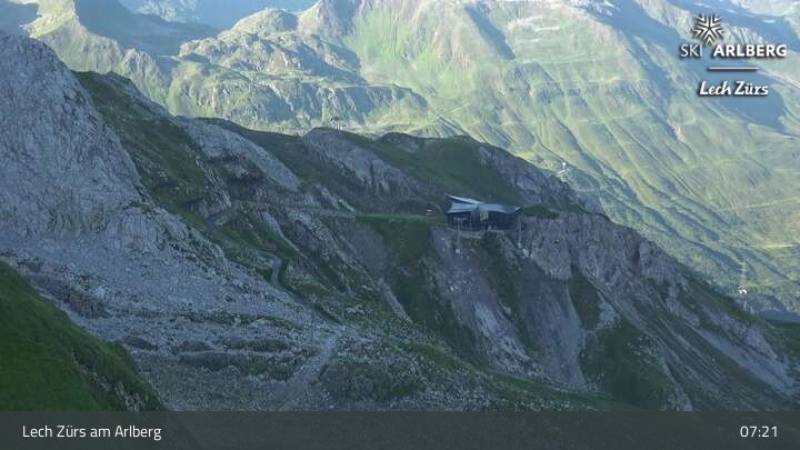 Archiv Foto Webcam Lech Zürs: Trittkopf Bergstation