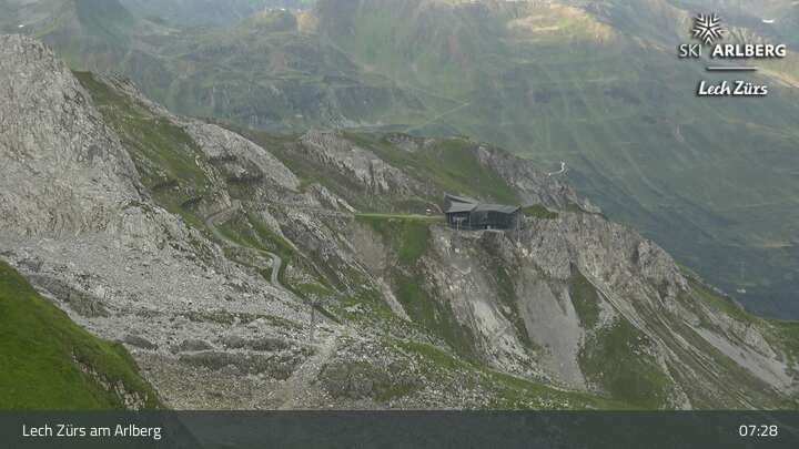 Archiv Foto Webcam Lech Zürs: Trittkopf Bergstation