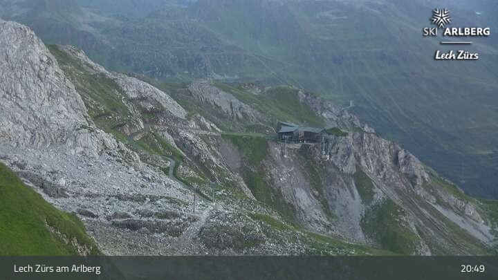 Archiv Foto Webcam Lech Zürs: Trittkopf Bergstation
