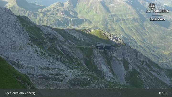 Archiv Foto Webcam Lech Zürs: Trittkopf Bergstation