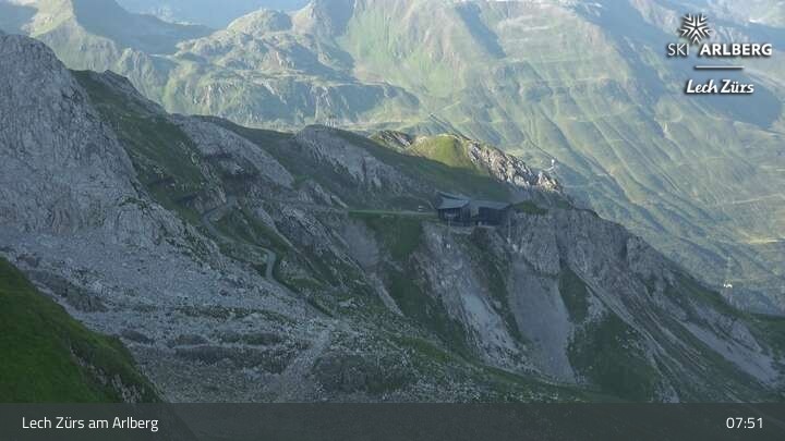 Archiv Foto Webcam Lech Zürs: Trittkopf Bergstation