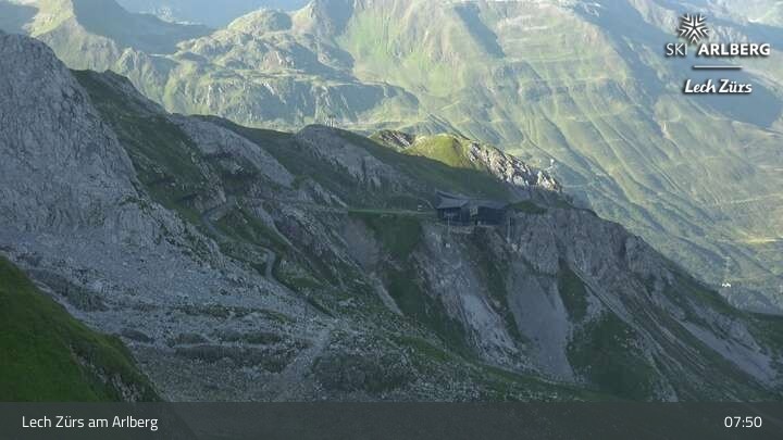 Archiv Foto Webcam Lech Zürs: Trittkopf Bergstation