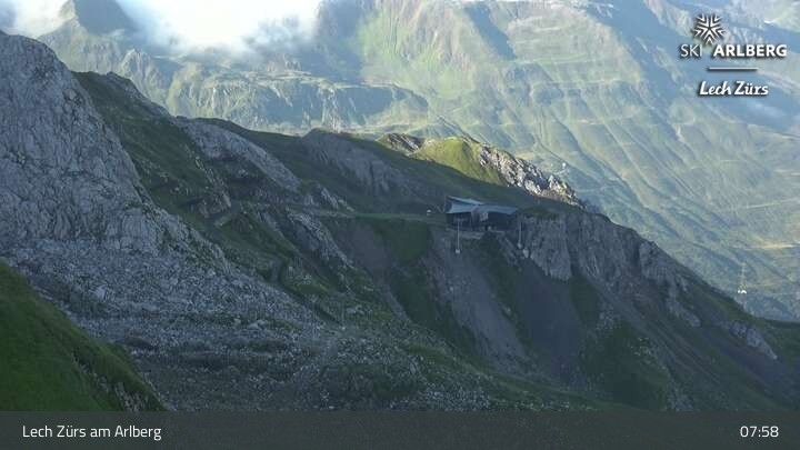 Archiv Foto Webcam Lech Zürs: Trittkopf Bergstation