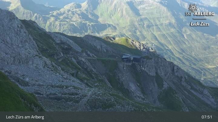 Archiv Foto Webcam Lech Zürs: Trittkopf Bergstation