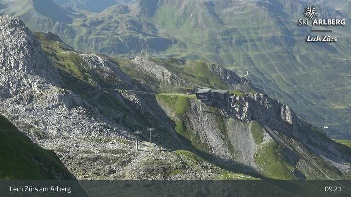 Archiv Foto Webcam Lech Zürs: Trittkopf Bergstation