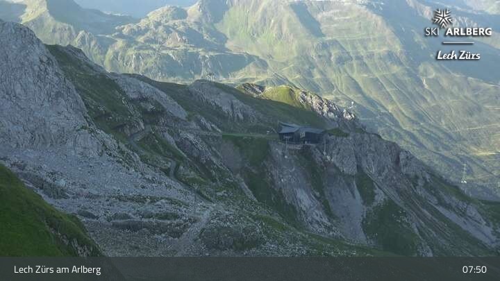 Archiv Foto Webcam Lech Zürs: Trittkopf Bergstation