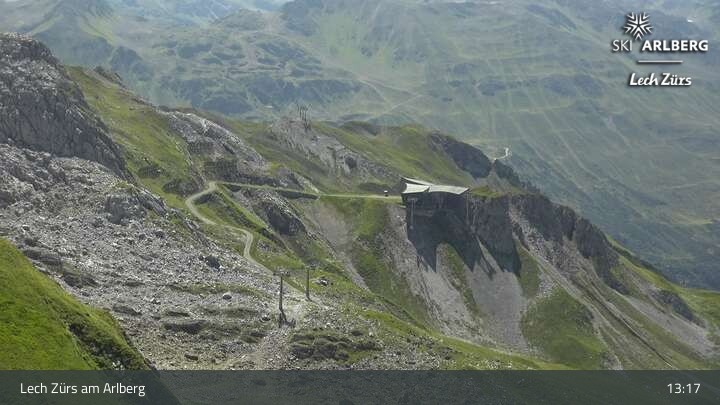 Archiv Foto Webcam Lech Zürs: Trittkopf Bergstation