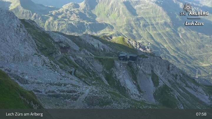 Archiv Foto Webcam Lech Zürs: Trittkopf Bergstation
