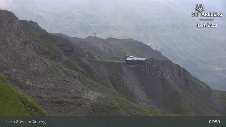 Archiv Foto Webcam Lech Zürs: Trittkopf Bergstation