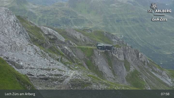 Archiv Foto Webcam Lech Zürs: Trittkopf Bergstation