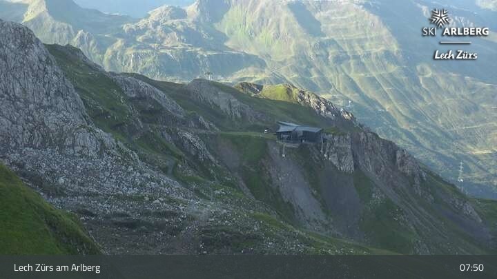 Archiv Foto Webcam Lech Zürs: Trittkopf Bergstation