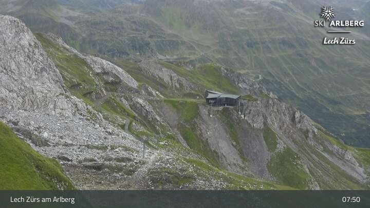 Archiv Foto Webcam Lech Zürs: Trittkopf Bergstation