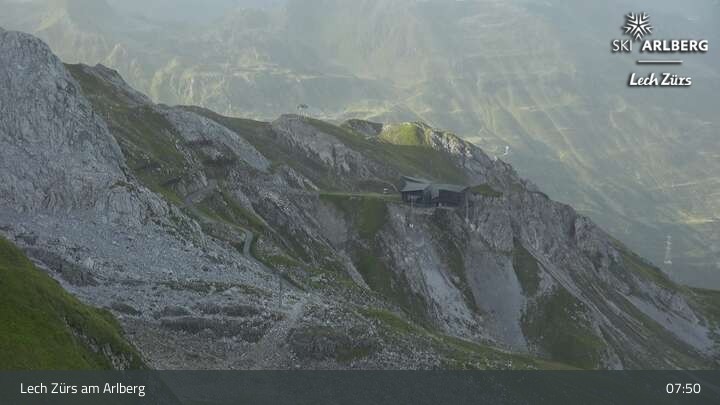 Archiv Foto Webcam Lech Zürs: Trittkopf Bergstation