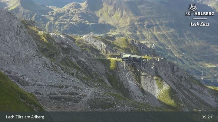 Archiv Foto Webcam Lech Zürs: Trittkopf Bergstation