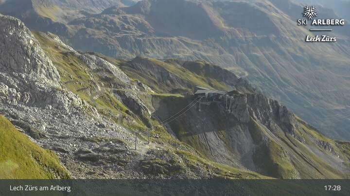 Archiv Foto Webcam Lech Zürs: Trittkopf Bergstation