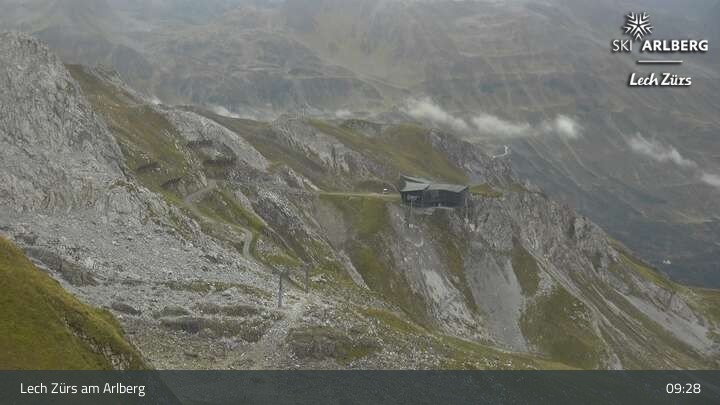 Archiv Foto Webcam Lech Zürs: Trittkopf Bergstation