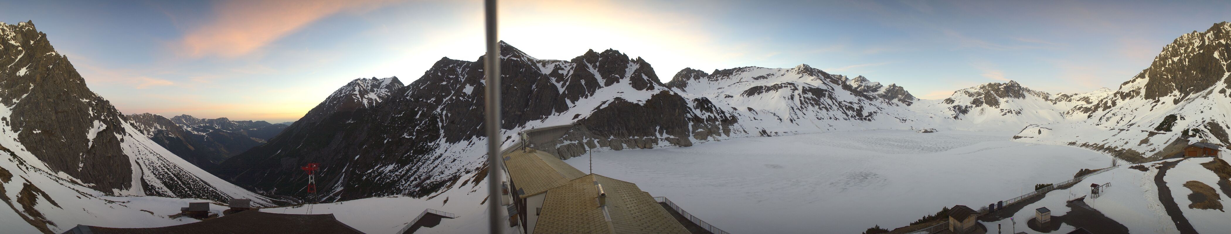 Archiv Foto Webcam Lünersee, Vorarlberg