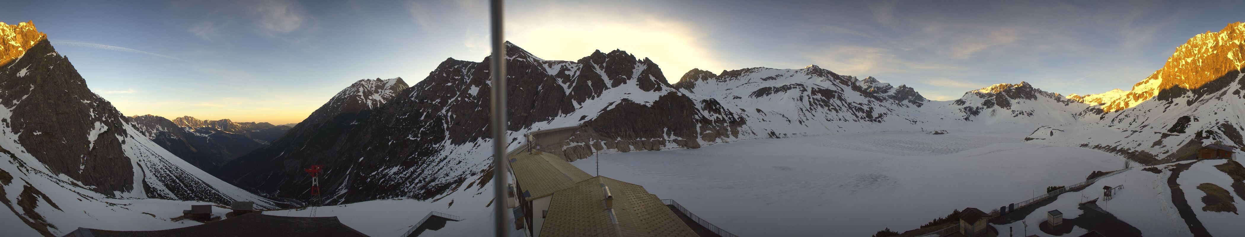 Archiv Foto Webcam Lünersee, Vorarlberg