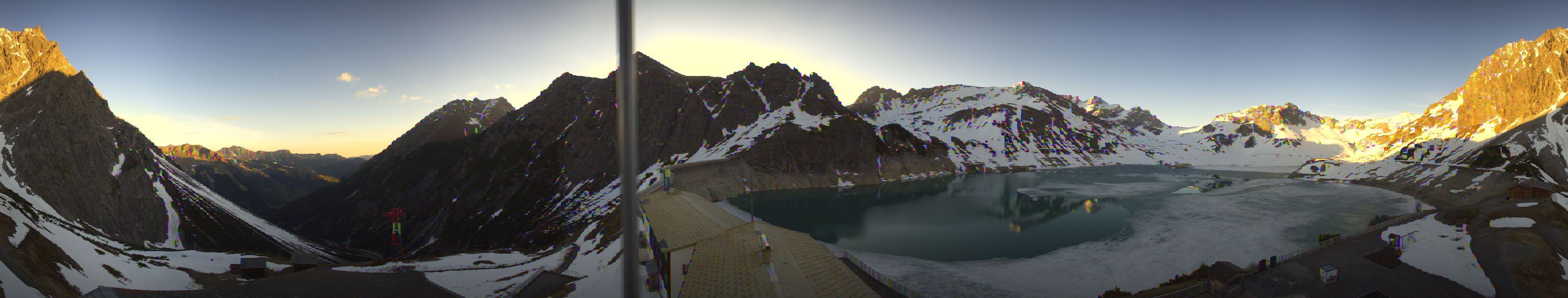 Archiv Foto Webcam Lünersee, Vorarlberg