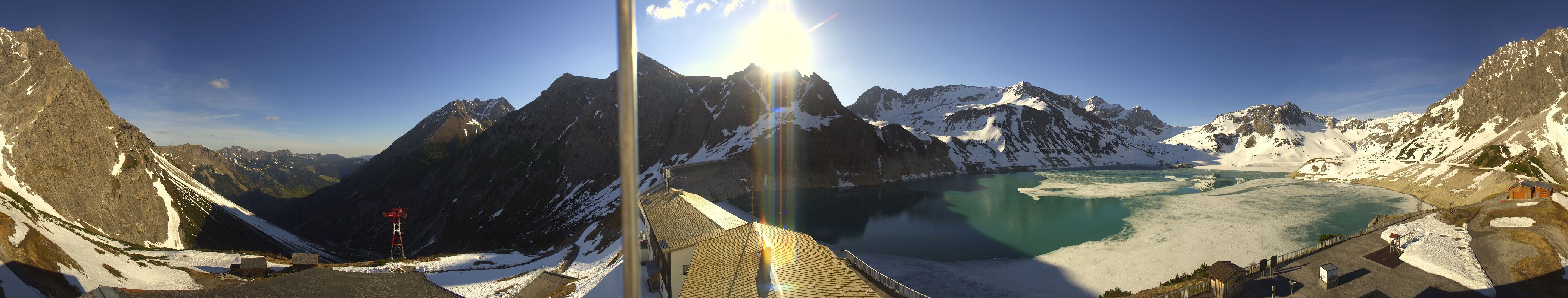 Archiv Foto Webcam Lünersee, Vorarlberg