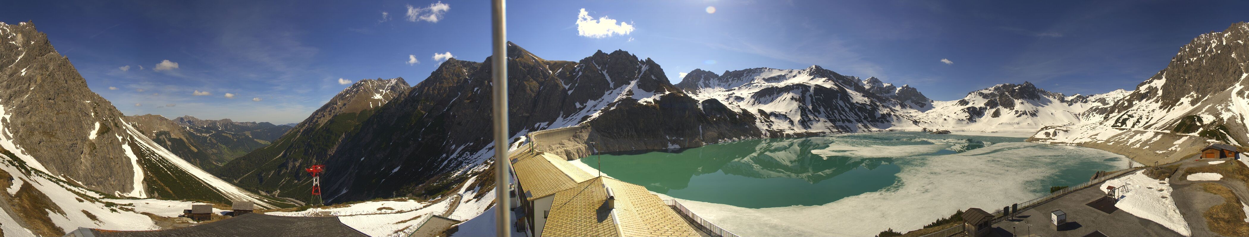 Archiv Foto Webcam Lünersee, Vorarlberg