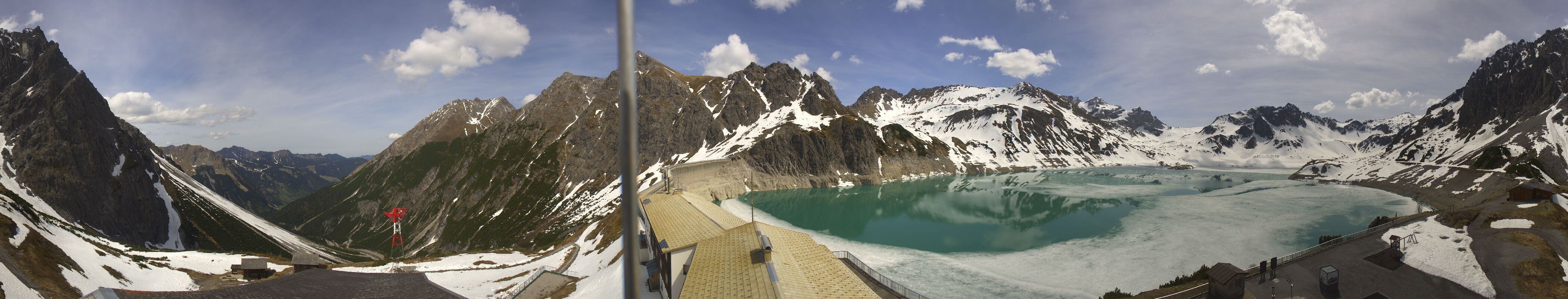 Archiv Foto Webcam Lünersee, Vorarlberg