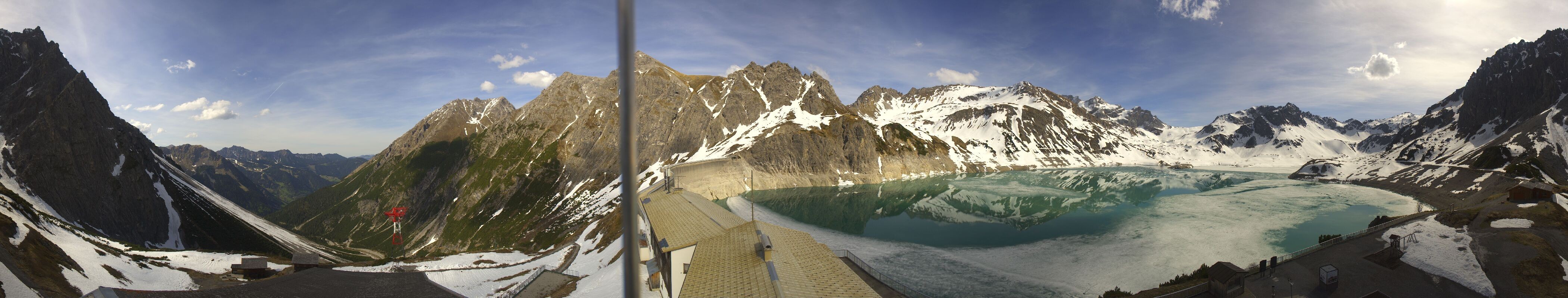 Archiv Foto Webcam Lünersee, Vorarlberg