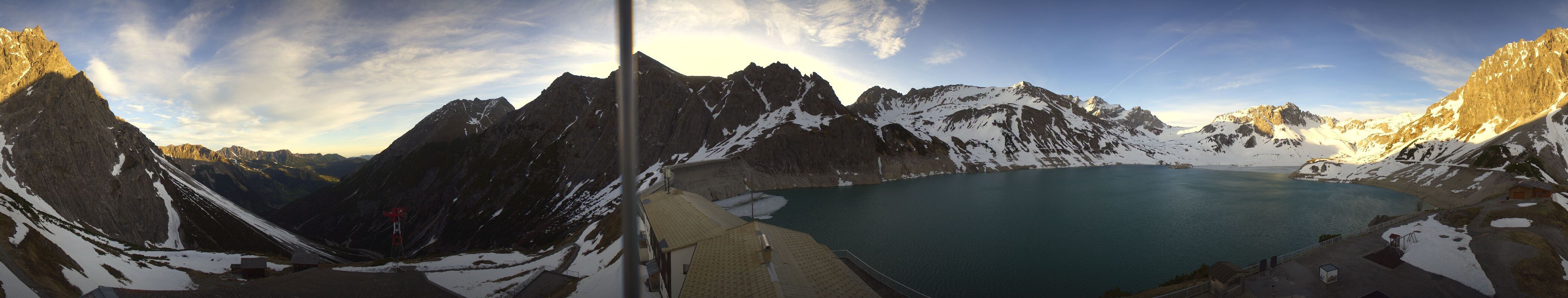 Archiv Foto Webcam Lünersee, Vorarlberg