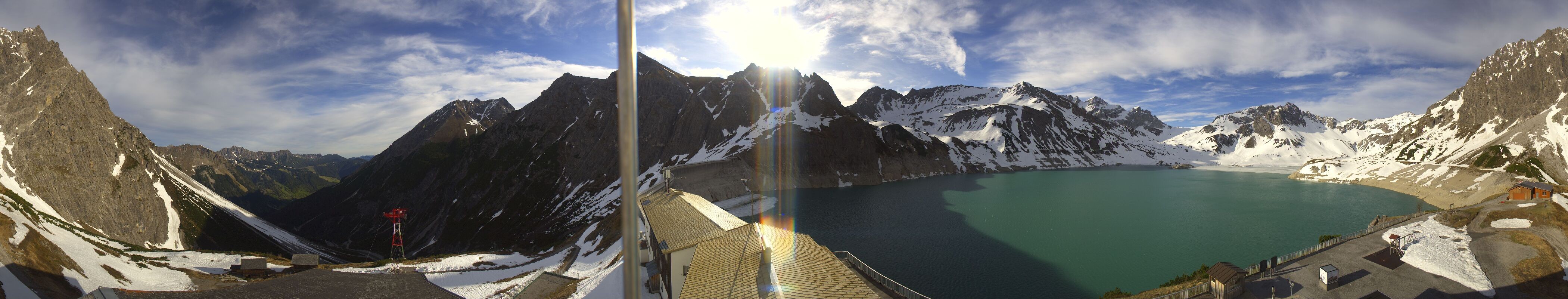 Archiv Foto Webcam Lünersee, Vorarlberg