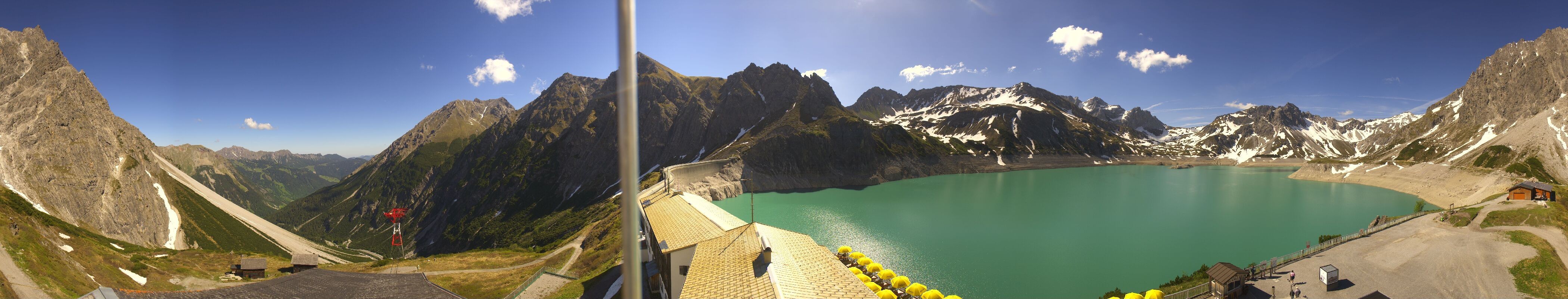 Archived image Webcam Lake "Lünersee", Vorarlberg