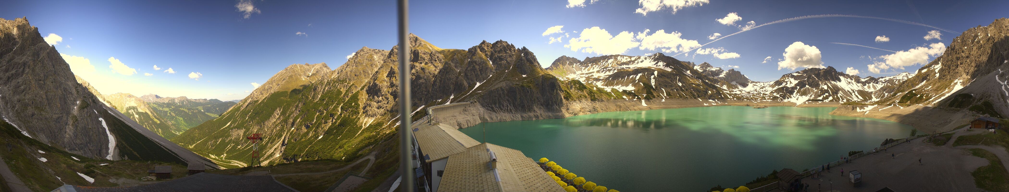 Archived image Webcam Lake "Lünersee", Vorarlberg