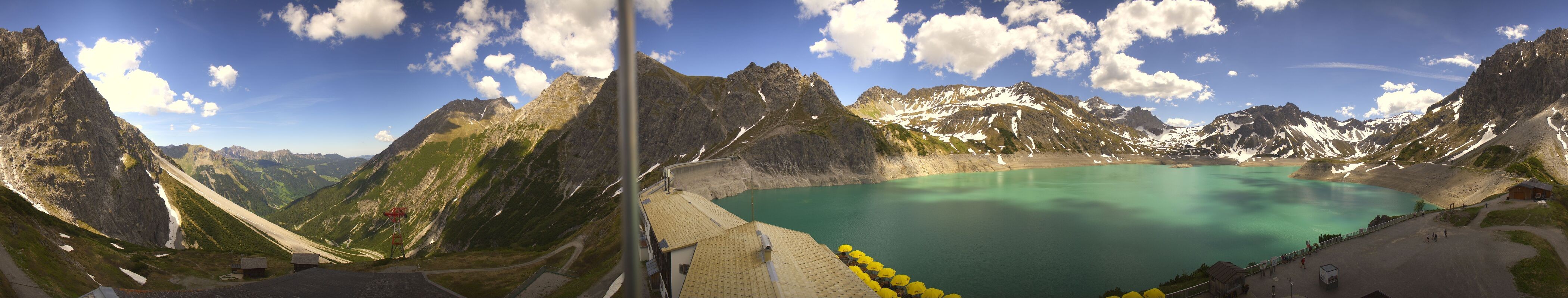 Archived image Webcam Lake "Lünersee", Vorarlberg