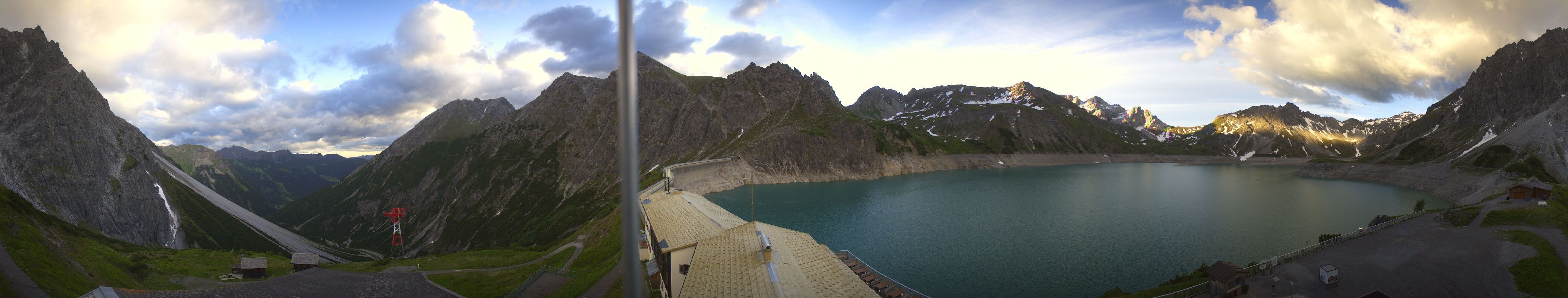 Archiv Foto Webcam Lünersee, Vorarlberg
