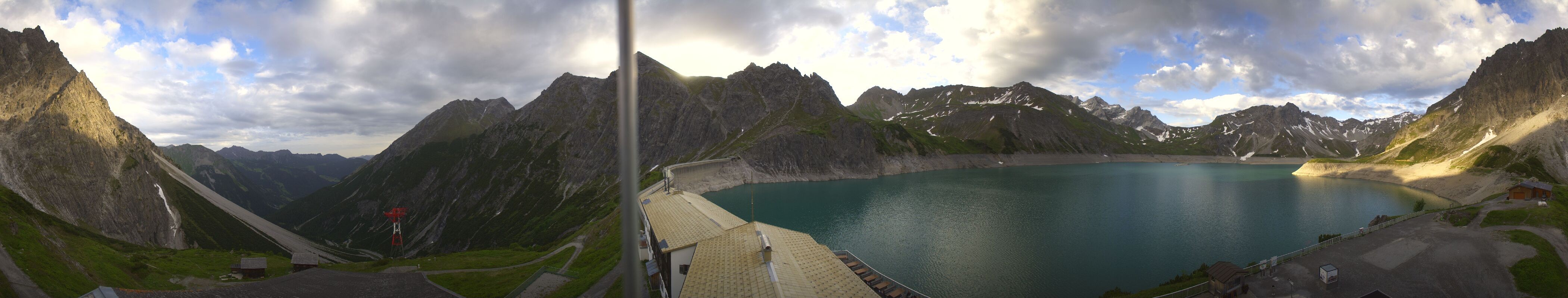 Archiv Foto Webcam Lünersee, Vorarlberg