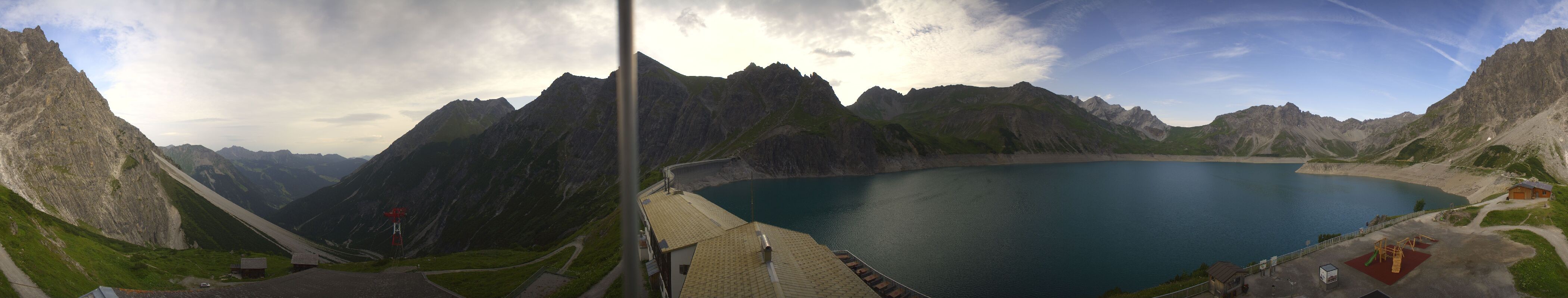 Archived image Webcam Lake "Lünersee", Vorarlberg