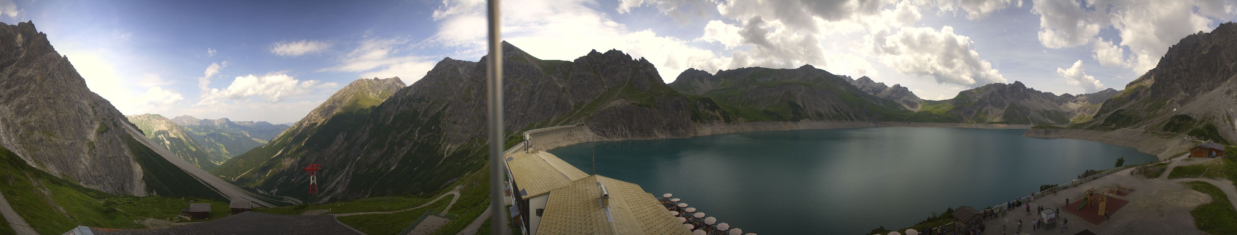 Archived image Webcam Lake "Lünersee", Vorarlberg