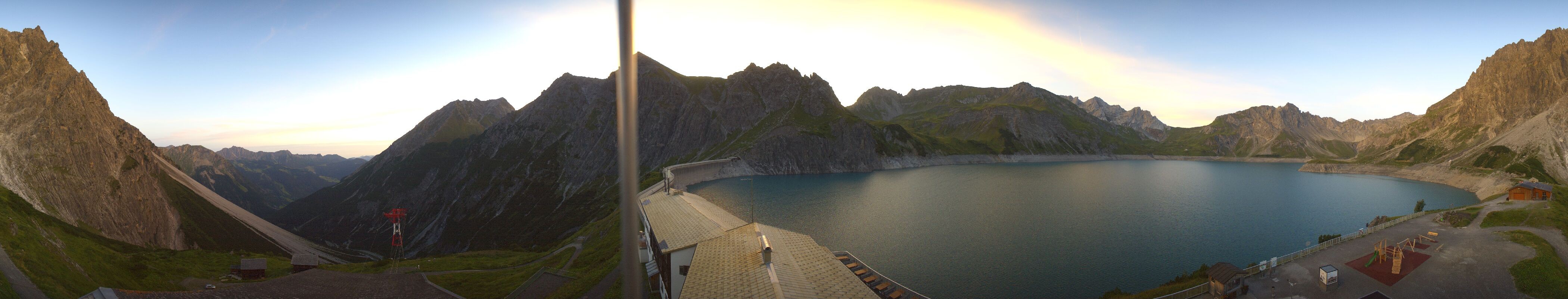 Archiv Foto Webcam Lünersee, Vorarlberg