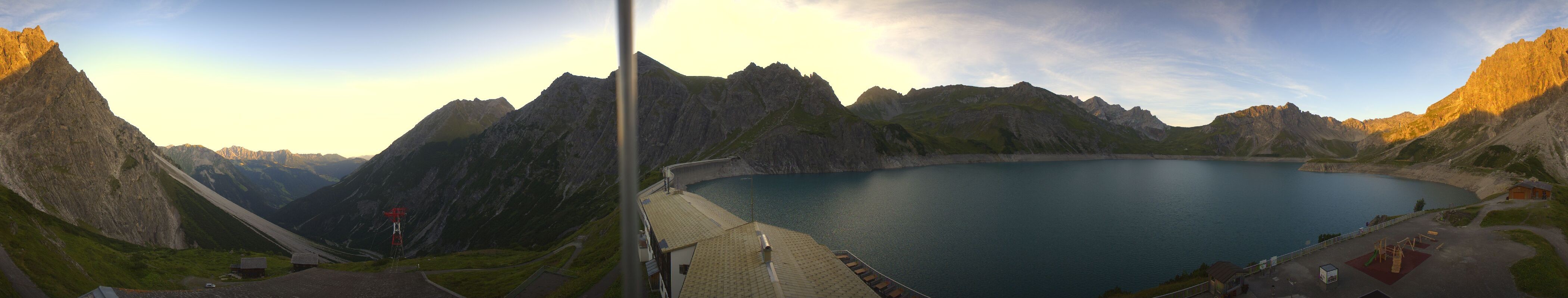 Archiv Foto Webcam Lünersee, Vorarlberg