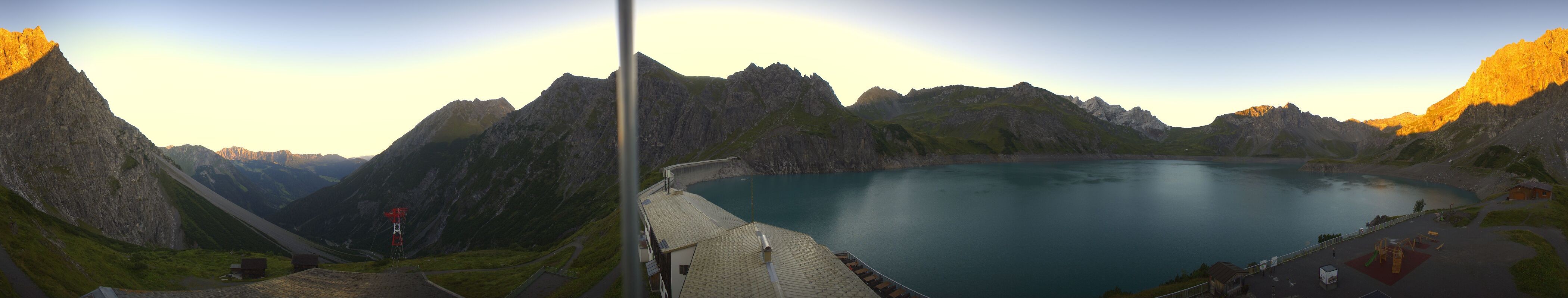 Archiv Foto Webcam Lünersee, Vorarlberg